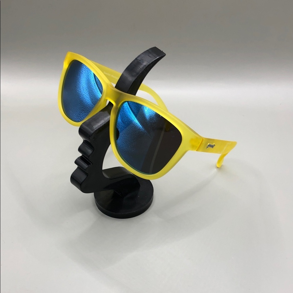 Goodr Swedish Meatball Hangover Sunglasses UNISEX Bright Yellow Frame Polarized